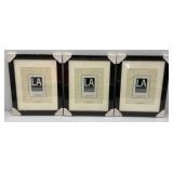 LA Collection Cambria Series 11" x 14" Black Picture Frames Matted To 8" x 10" (Factory Sealed)