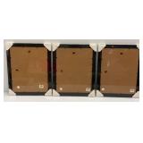 LA Collection Cambria Series 11" x 14" Black Picture Frames Matted To 8" x 10" (Factory Sealed)