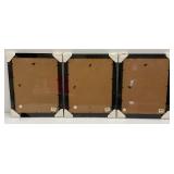 LA Collection Cambria Series 11" x 14" Black Picture Frames Matted To 8" x 10" (Factory Sealed)
