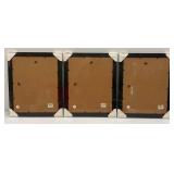 LA Collection Cambria Series 11" x 14" Black Picture Frames Matted To 8" x 10" (Factory Sealed)