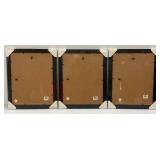 LA Collection Cambria Series 11" x 14" Black Picture Frames Matted To 8" x 10" (Factory Sealed)