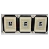LA Collection Cambria Series 11" x 14" Black Picture Frames Matted To 8" x 10" (Factory Sealed)