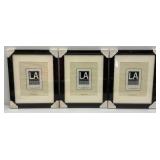LA Collection Cambria Series 11" x 14" Black Picture Frames Matted To 8" x 10" (Factory Sealed)