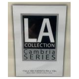 LA Collection Cambria Series 11" x 14" Black Picture Frames Matted To 8" x 10" (Factory Sealed)