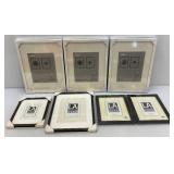 Misc. Sizes LA Collection Arrowhead Series 8" x 10" =1 & 11" x 14" = 1 Bronze, Trend Series 8" x 10" =2  Black Picture Frames & Ikea White 12 3/4" x 16 3/4" (Factory Sealed)