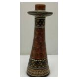 Group Of RARE Vintage Hecho Mexico Pottery Candle Holders 12"