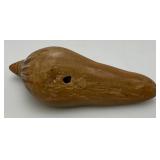 Hand Painted Tonala Pottery Mexican Folk Art Duck 2" x 2 1/2" x 5 3/4"