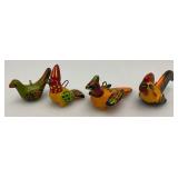 Misc. Vintage Items Including Jim Beam Decantor, Heavy Brass Soup pot, Oriental Silk Butterfly Painting And More