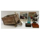 Vintage Gold Medal Beverages Crate/Wagon (Needs Work) And Misc. Other Vintage Items