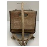 Vintage Gold Medal Beverages Crate/Wagon (Needs Work) And Misc. Other Vintage Items