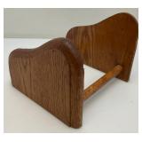 Misc. Vintage Wooden Items including Glass Candy/Cookie Jar And More