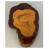 Misc. Vintage Wooden Items including Glass Candy/Cookie Jar And More