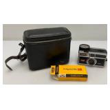 Vintage KODAK Instamatic 404 Camera With Leather Carrying Case And More