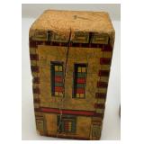 Antique REEDS New Cathedral Lithograph Building Blocks