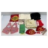 Vintage Felt Collectible Shrine Circus Hats, School Patrol; Flag, Vintage Clothing And More