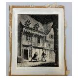 Group Of Misc. James Otis Burnley Illustrations Largest Is 9 3/4" x 13  3/4"