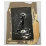 Group Of Misc. James Otis Burnley Illustrations Largest Is 9 3/4" x 13  3/4"