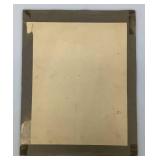 James Otis Burnley Original Illustration Of (Cowboy Riding Horse) On Illustration Board Overall 11 1/2" x 14 1/2"