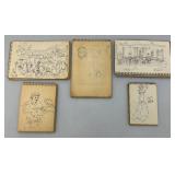 Group Of  Artist JAMES OTIS BURNLEY