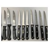 Misc. Collectible Knives, Sharpening Stones Including Razor Blade Sharpener And More