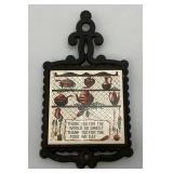 Vintage Cast iron Tivets