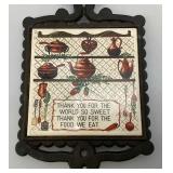 Vintage Cast iron Tivets