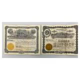 1902 Gold & Silver Mining Company Stock Certificates And More
