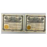 1902 Gold & Silver Mining Company Stock Certificates And More