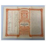 1902 Gold & Silver Mining Company Stock Certificates And More
