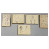 Group Of  Artist JAMES OTIS BURNLEY