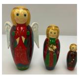 Misc. Decorative Nesting Dolls Tallest 6 1/4"