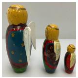 Misc. Decorative Nesting Dolls Tallest 6 1/4"