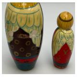 Misc. Decorative Nesting Dolls Tallest 6 1/4"
