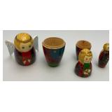 Misc. Decorative Nesting Dolls Tallest 6 1/4"