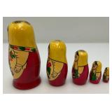 Misc. Decorative Nesting Dolls Tallest 6 1/4"