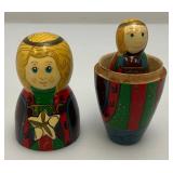 Misc. Decorative Nesting Dolls Tallest 6 1/4"