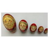 Misc. Decorative Nesting Dolls Tallest 6 1/4"