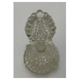 Vintage Fenton Hobnail Perfume Bottle With Stopper 7"