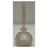Vintage Fenton Hobnail Perfume Bottle With Stopper 7"
