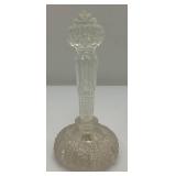 Vintage Cut Crystal Perfume Bottle Fat Bottom Made In USA 1930