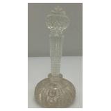 Vintage Cut Crystal Perfume Bottle Fat Bottom Made In USA 1930