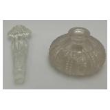 Vintage Cut Crystal Perfume Bottle Fat Bottom Made In USA 1930