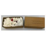 Two CHARLES C. STADDEN Hand Painted Heavy Metal Knights Including Sir John Codrington And Messire Ribeaumont 6" With Original Box