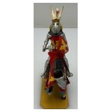 Two CHARLES C. STADDEN Hand Painted Heavy Metal Knights Including "Duc De Bretagne" 3 1/2"And  "Henry III De Salm" 4" With Original Boxes