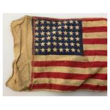 WWII 48 Star American Flag Jacket Patch 3 1/2" x 7"
