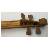 Misc. Vintage Items Including Awesome 18" Tall Blue Grey Pottery Beer Stein (Handle Glued) And More