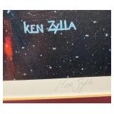 Relisted Do To No Show Framed Pencil Signed KEN ZYLLA "Main Street In Season" Limited Print 305/9600 28" x 39" (No Glass)