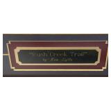 Framed Behind Glass Pencil Signed KEN ZYLLA "Rush Creek Trail" Limited Print 910/9600 28" x 39"