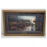 Framed Behind Glass Greg Benson Signed  "Deadwood" Limited Print 268/9500 25" x 41"