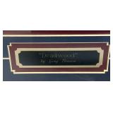 Framed Behind Glass Greg Benson Signed  "Deadwood" Limited Print 268/9500 25" x 41"